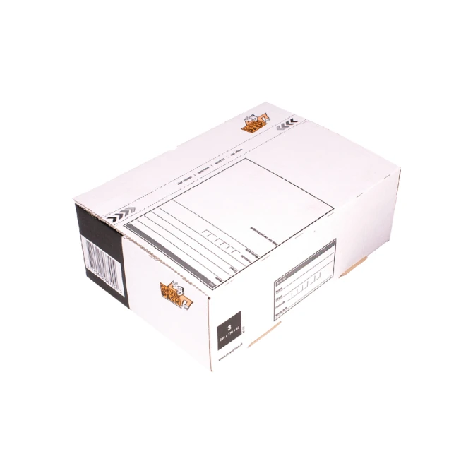 Postpakketbox 3 CleverPack 240x170x80mm wit pak à 25 stuks