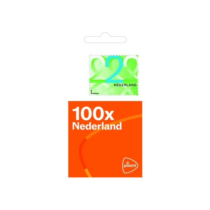 Postzegel Nederland Waarde 2 zelfklevend rol à 100 stuks