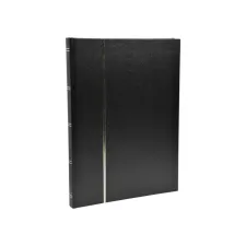 Postzegelalbum Exacompta 22.5x30.5cm 48 zwarte pagina's zwart