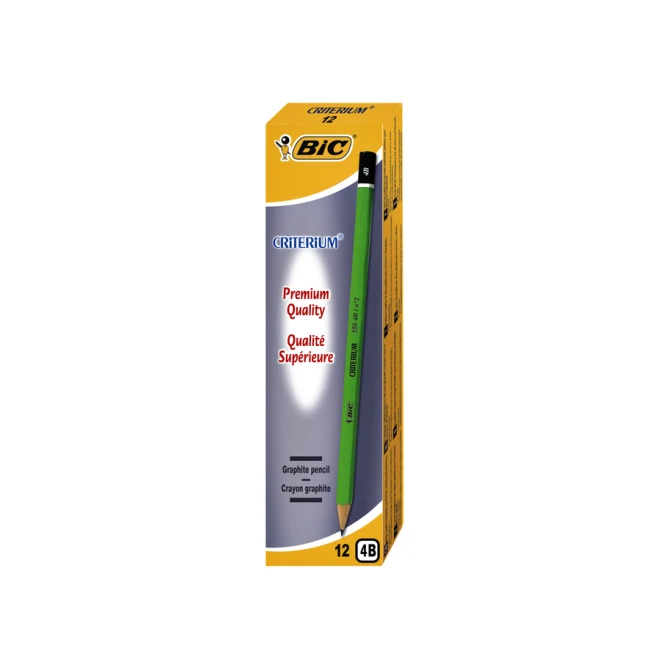 Potlood Bic Criterium 550 zeshoekig 4B