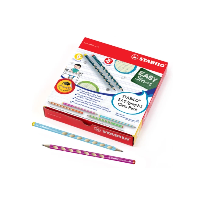 Potlood STABILO Easygraph grafiet 325 HB classpack à 48 stuks