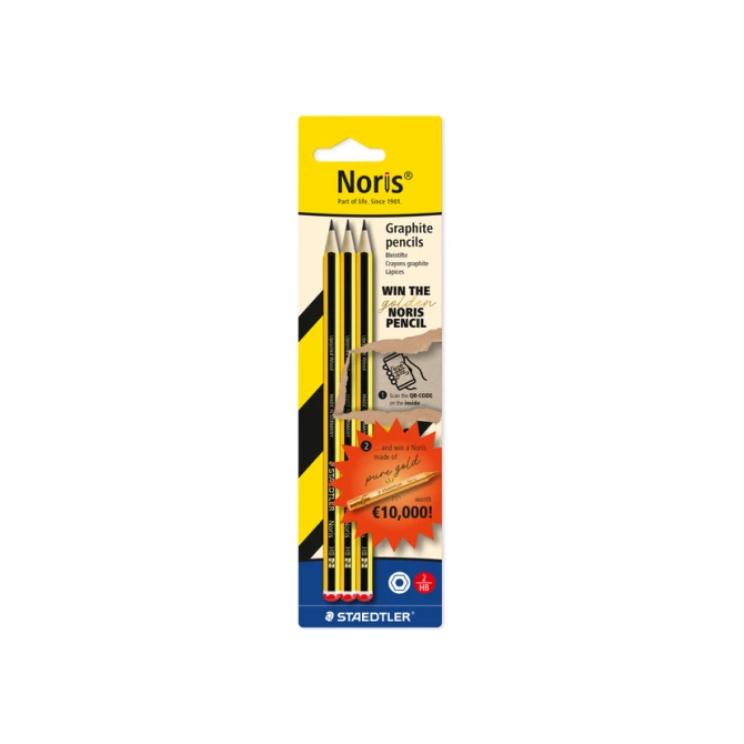Potlood Staedtler Noris 3xHB find the golden Noris