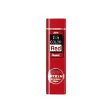 Potloodstift Pentel Ain Stein HB 0.5mm rood koker à 20 stuks