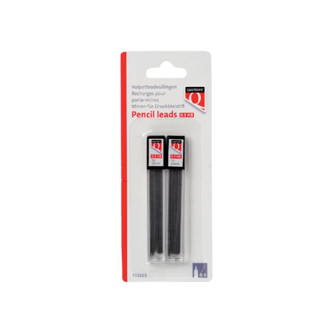 Potloodstift Quantore 0.5mm HB 24 stuks