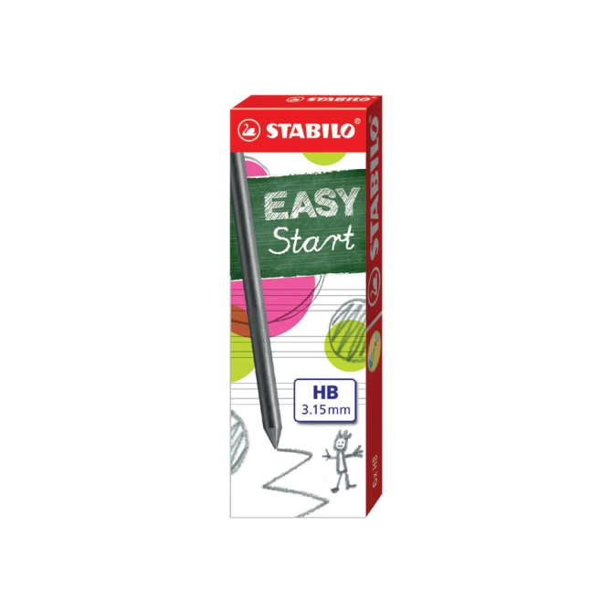 Potloodstift STABILO Easyergo 7890/6 HB 3.15mm doos à 6 stuks