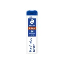 Potloodstift Staedtler Mars Carbon Micro 0.5mm 2H 12 stuks Potloodstift Staedtler Mars Carbon Micro 0.5mm 2H 12 stuks