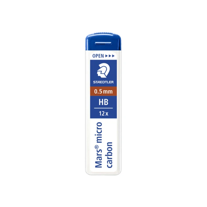 Potloodstift Staedtler Mars Carbon Micro 0.5mm HB 12 stuks