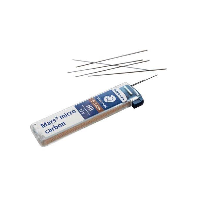 Potloodstift Staedtler Mars Carbon Micro 0.5mm HB 12 stuks