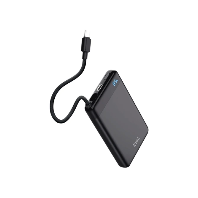Powerbank Trust Fiera 10.000 met kabel