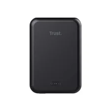 Powerbank Trust Magnetic draadloos 5000MAH zwart Powerbank Trust Magnetic draadloos 5000MAH zwart