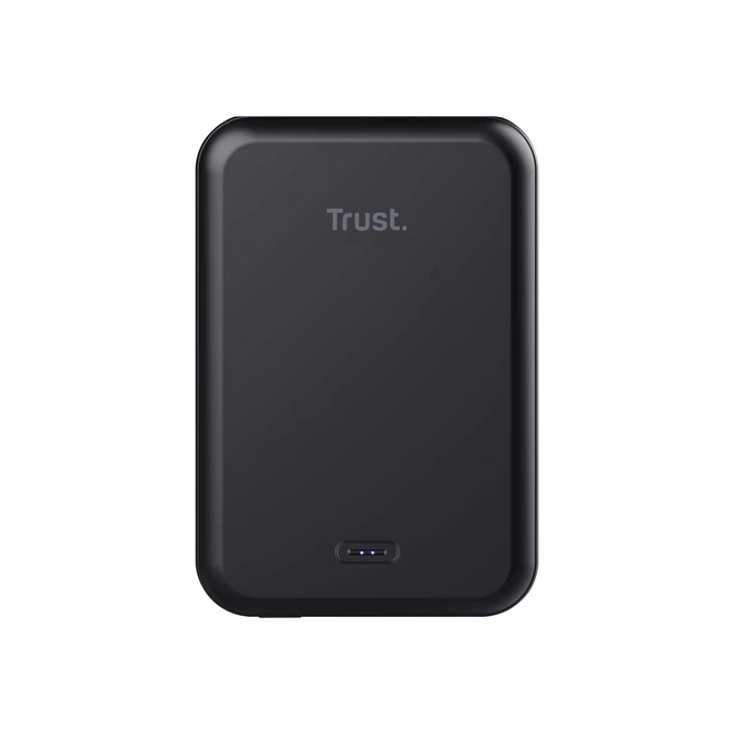 Powerbank Trust Magnetic draadloos 5000MAH zwart