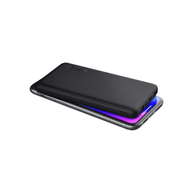 Powerbank Trust Primo 10.000 mAh eco zwart