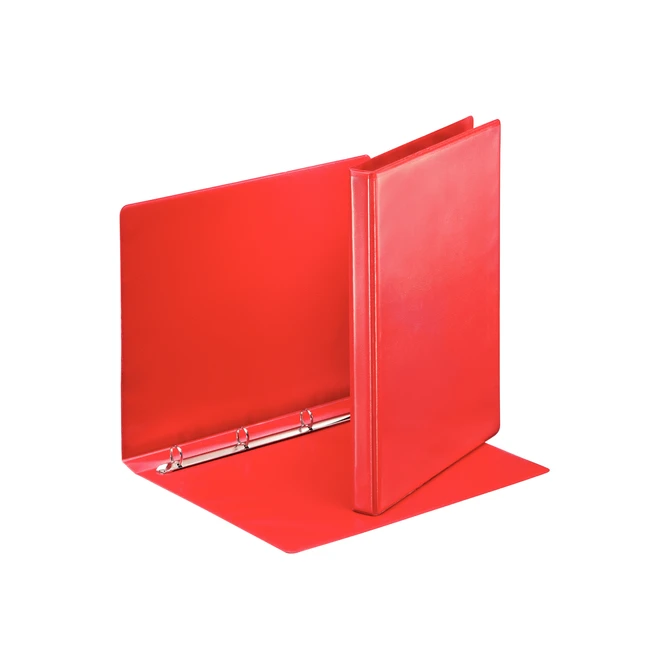 Presentatieringband Esselte Essentials panorama A4 4-rings D-mechaniek 16mm rood