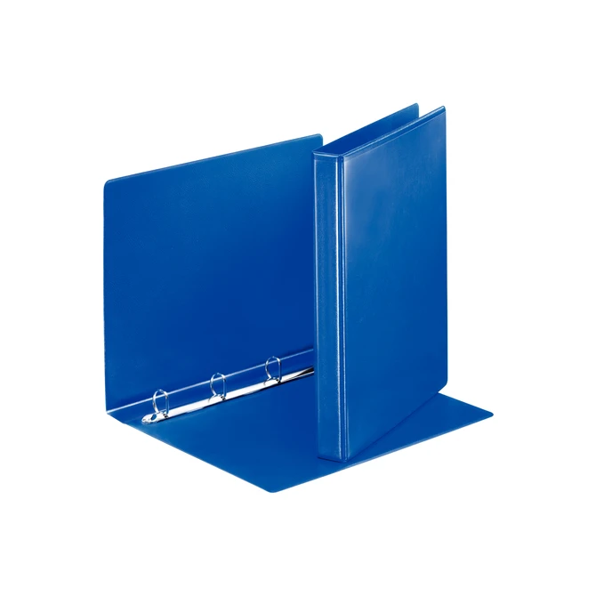 Presentatieringband Esselte Essentials panorama A4 4-rings D-mechaniek 20mm blauw