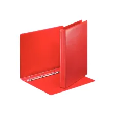 Presentatieringband Esselte Essentials panorama A4 4-rings D-mechaniek 20mm rood Presentatieringband Esselte Essentials panorama A4 4-rings D-mechaniek 20mm rood