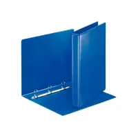 Presentatieringband Esselte Essentials panorama A4 4-rings D-mechaniek 25mm blauw