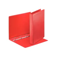 Presentatieringband Esselte Essentials panorama A4 4-rings D-mechaniek 25mm rood