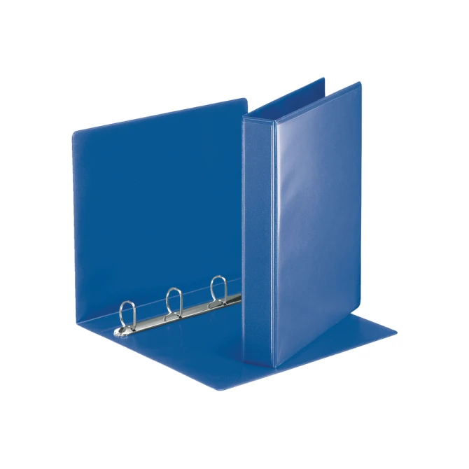 Presentatieringband Esselte Essentials panorama A4 4-rings D-mechaniek 30mm blauw