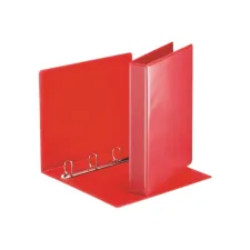 Presentatieringband Esselte Essentials panorama A4 4-rings D-mechaniek 30mm rood Presentatieringband Esselte Essentials panorama A4 4-rings D-mechaniek 30mm rood