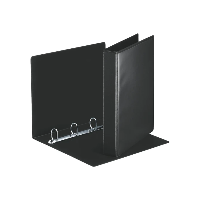 Presentatieringband Esselte Essentials panorama A4 4-rings D-mechaniek 30mm zwart