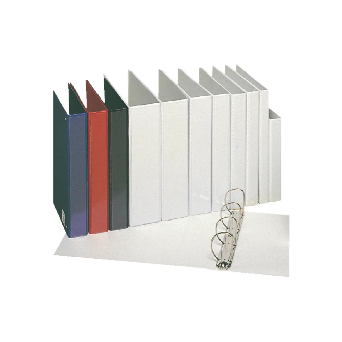Presentatieringband Esselte panorama A4 4-rings D-mechaniek 20mm PP wit