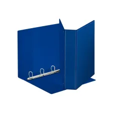 Presentatieringband Esselte panorama A4 4-rings D-mechaniek 30mm PP blauw Presentatieringband Esselte panorama A4 4-rings D-mechaniek 30mm PP blauw