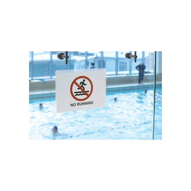 Presenteerhoes Djois Signage A4 PP zelfklevend 10 stuks