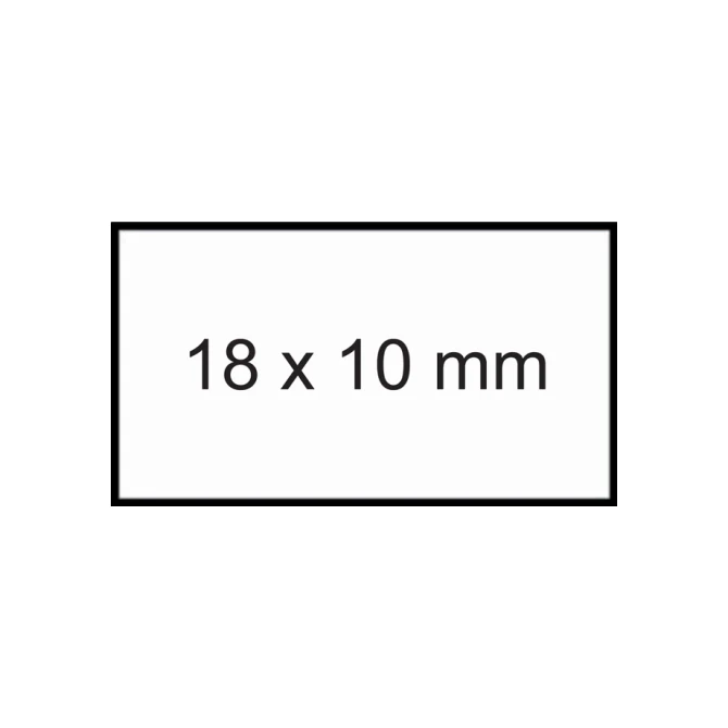 Prijsetiket 10x18mm Sato PB1 afneembaar wit
