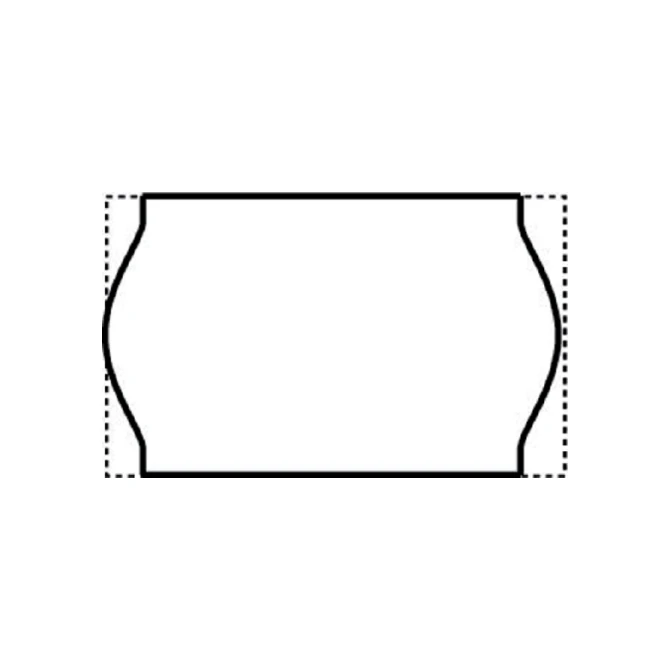 Prijsetiket 16x26mm Open-Data S14/Sato Judo afneembaar wit