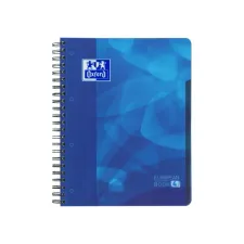 Projectboek Oxford School A4+ lijn 4-gaats 240 pagina's 80gr blauw