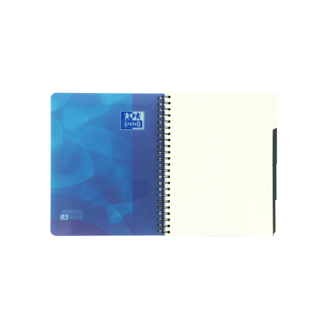 Projectboek Oxford School A4+ lijn 4-gaats 240 pagina's 80gr blauw