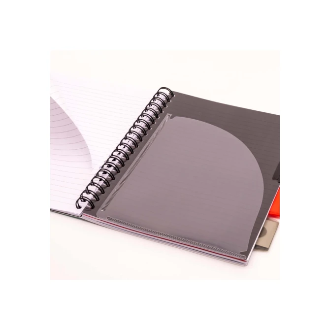 Projectboek Pukka Pad Metallic B5 lijn 4-tabs 200 pagina's 80gr groen