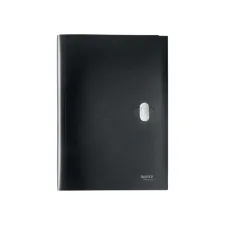 Projectmap Leitz Recycle A4 5-vaks PP zwart Projectmap Leitz Recycle A4 5-vaks PP zwart
