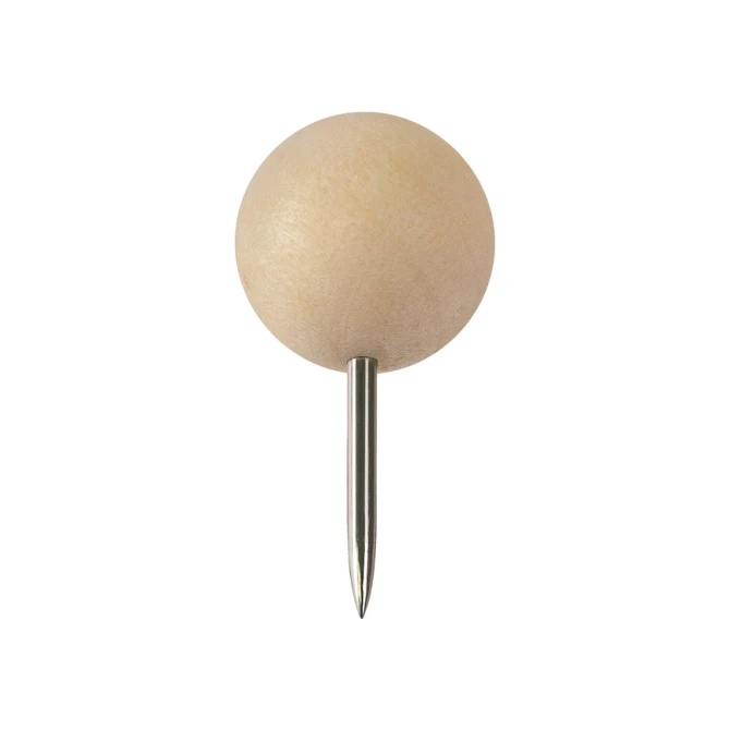 Punaises Nobo hout voor memobord 40 stuks
