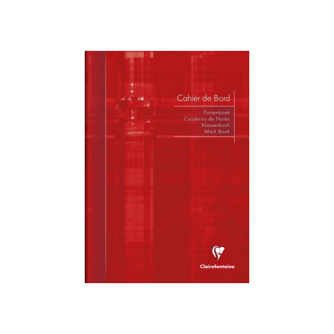 Puntenboek leraren Clairefontaine A4 72 pagina's 110gr meertalig assorti