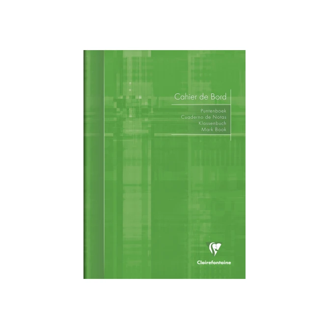 Puntenboek leraren Clairefontaine A4 72 pagina's 110gr meertalig assorti