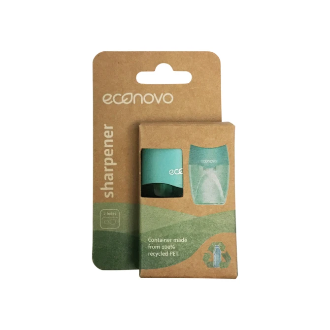 Puntenslijper Econovo dubbel blauw blister à 1 stuk