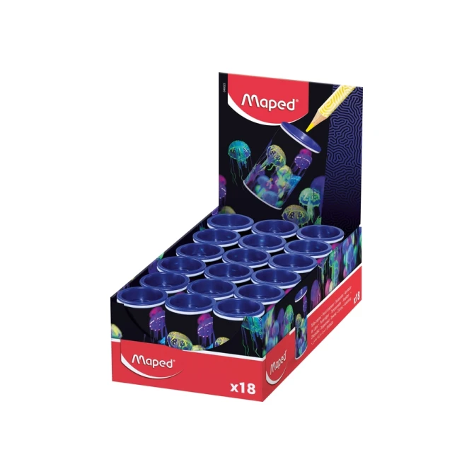 Puntenslijper Maped Deepsea Paradise 1-gaats display à 18 stuks