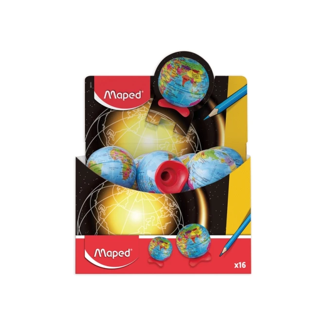 Puntenslijper Maped Globe display á 16 stuks