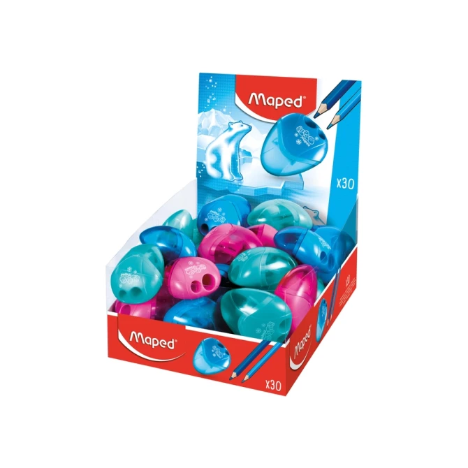 Puntenslijper Maped Igloo 2gaats display á 30 stuks assorti
