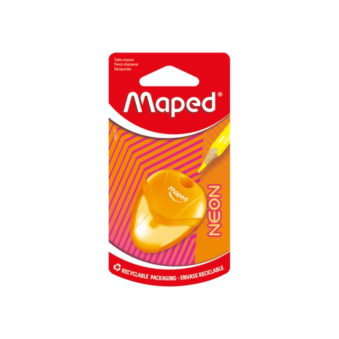 Puntenslijper Maped Neon Igloo 1-gaats assorti