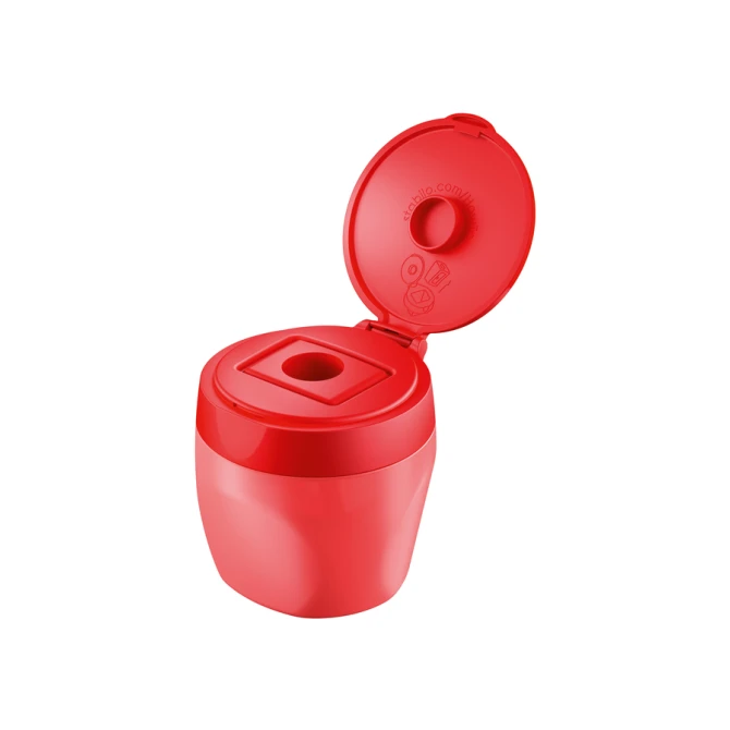 Puntenslijper STABILO 4849 woody 3 in 1 rood