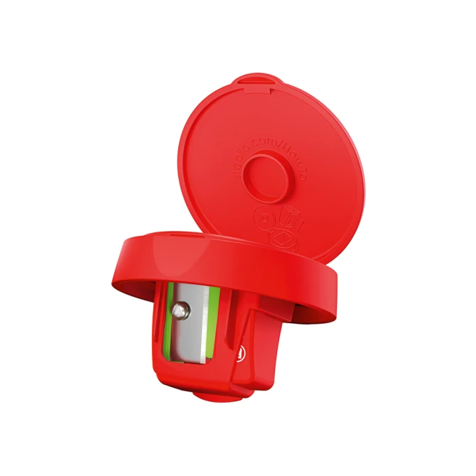 Puntenslijper STABILO 4849 woody 3 in 1 rood