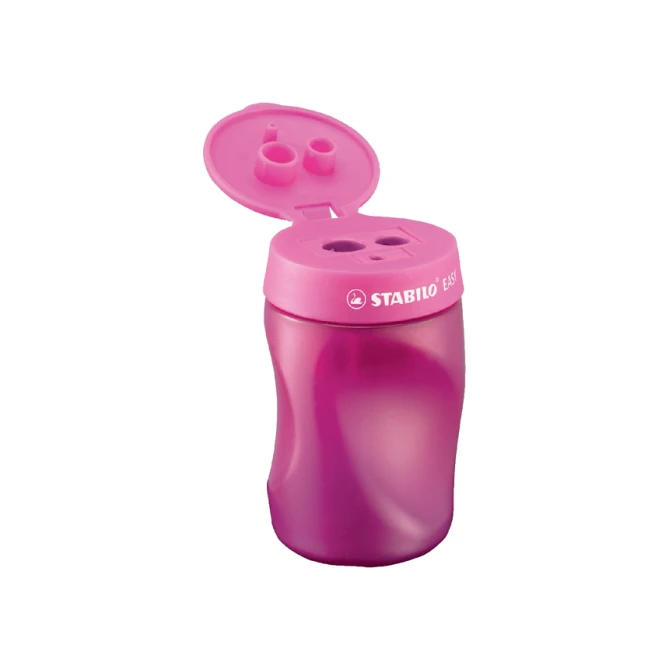 Puntenslijper STABILO Easy 4501 3 in 1 linkshandig roze