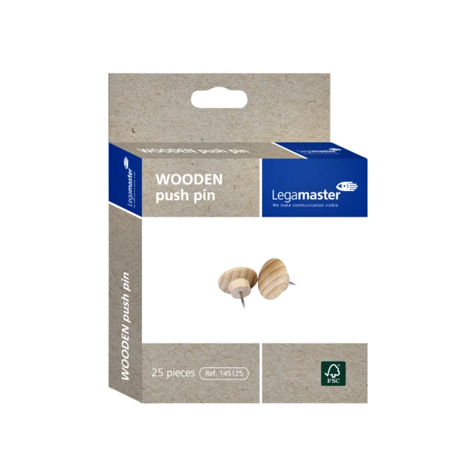 Push pins Legamaster hout 25 stuks
