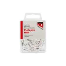 Push pins Quantore 40 stuks transparant