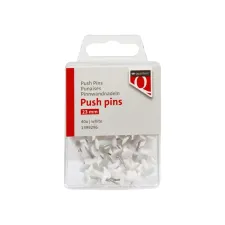 Push pins Quantore 40 stuks wit
