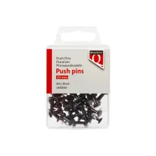 Push pins Quantore 40 stuks zwart