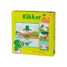 Puzzel De Wereld van Kikker 4 in 1