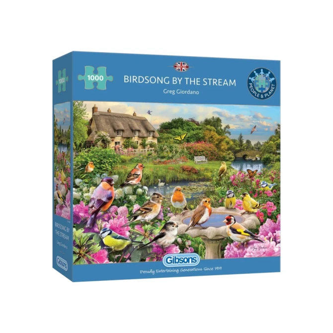 Puzzel Gibsons Birdsong by the Stream 1000 stukjes